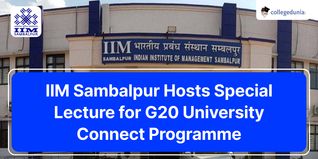 IIM Sambalpur Hosts Special Lecture for G20 University Connect Programme; Check Details Here